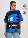 Женская футболка оверсайз / СОНИК / SONIC