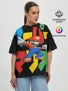 Женская футболка оверсайз / mario