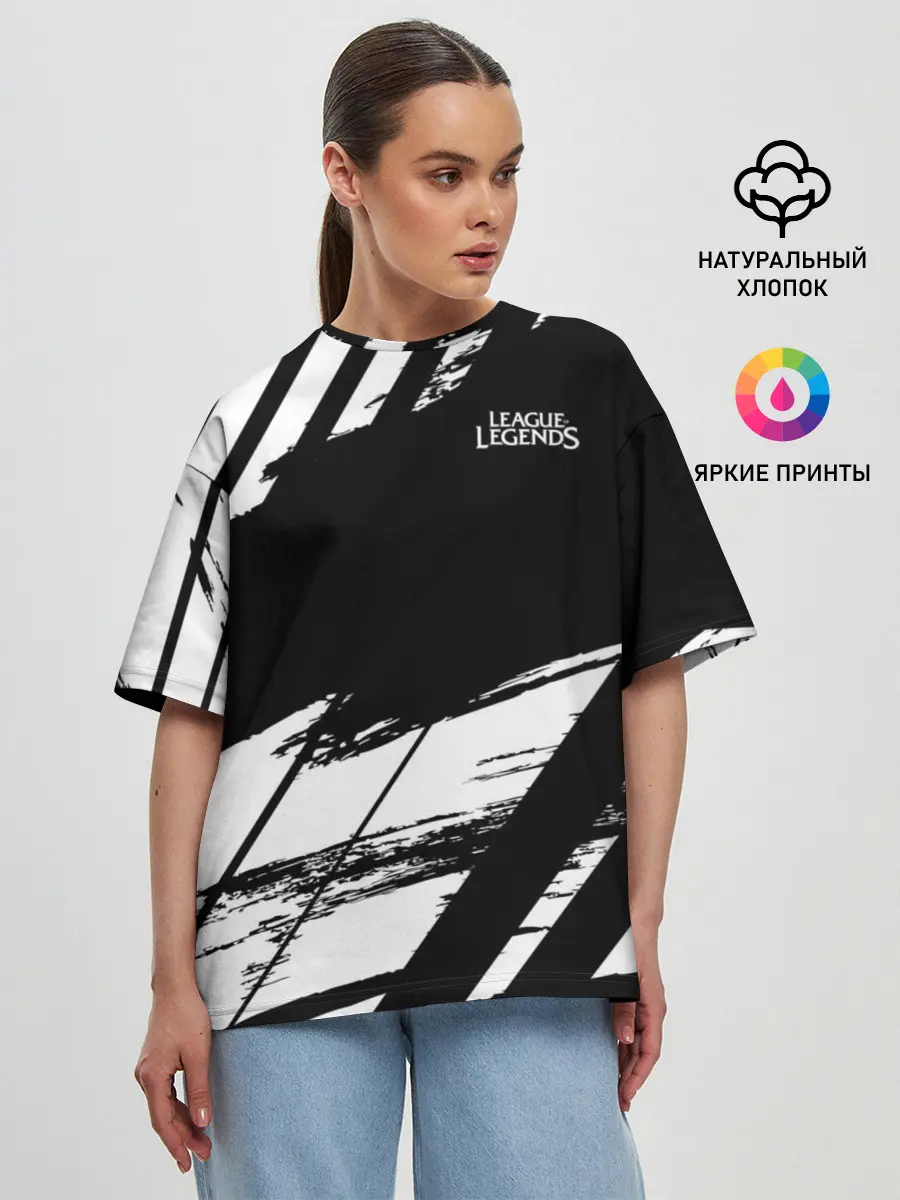 Женская футболка оверсайз / League of Legends