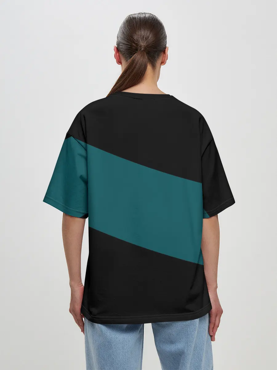 Женская футболка оверсайз / Сан-Хосе Шаркс