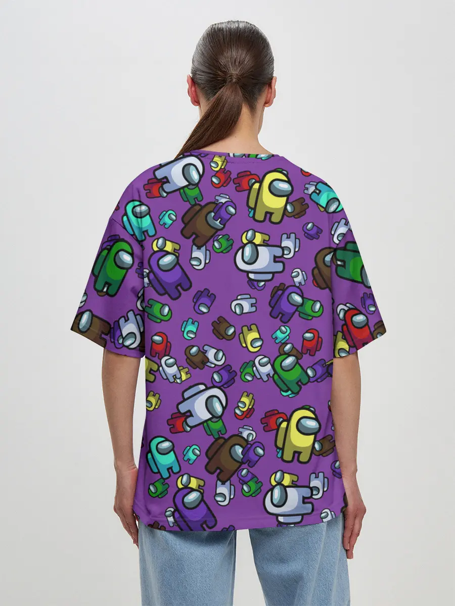 Женская футболка оверсайз / Among us