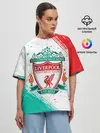 Женская футболка оверсайз / LIVERPOOL / Ливерпуль