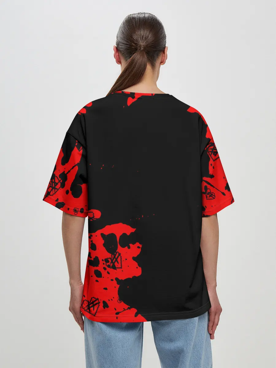 Женская футболка оверсайз / ФРЕНДЗОНА