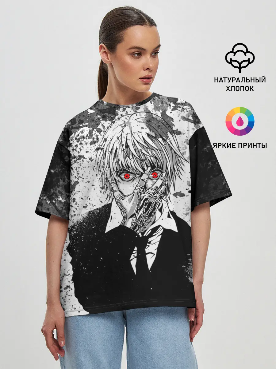 Женская футболка оверсайз / KURAPIKA