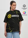 Женская футболка оверсайз / BORUSSIA / Боруссия