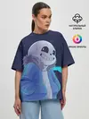 Женская футболка оверсайз / UNDERTALE