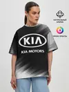 Женская футболка оверсайз / KIA / КИА