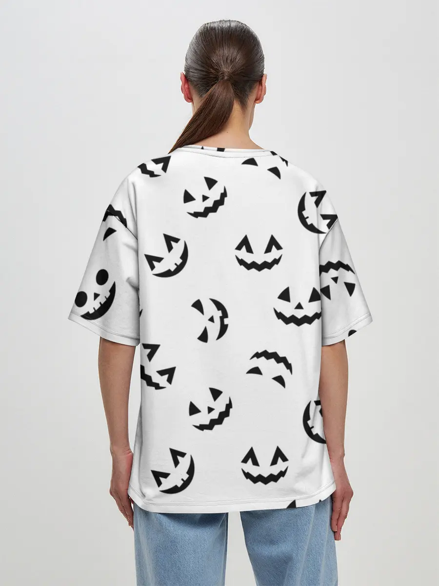 Женская футболка оверсайз / Halloween