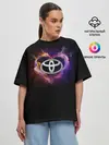 Женская футболка оверсайз / Toyota