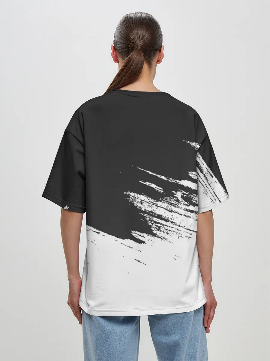 Женская футболка оверсайз / AMG MERCEDES.