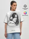 Женская футболка оверсайз / Billie Eilish