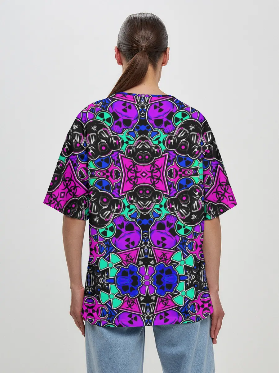 Женская футболка оверсайз / RADIATION