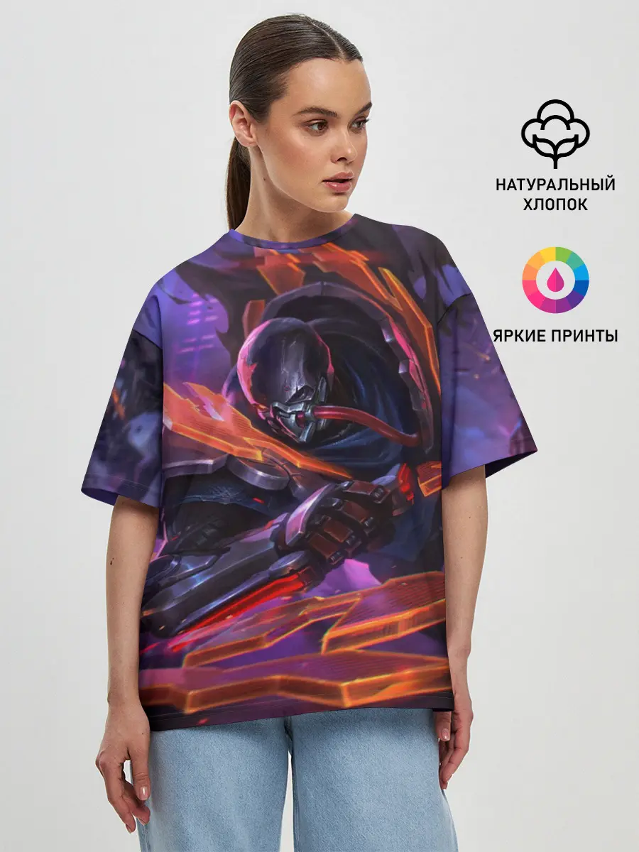 Женская футболка оверсайз / Пайк League of legends