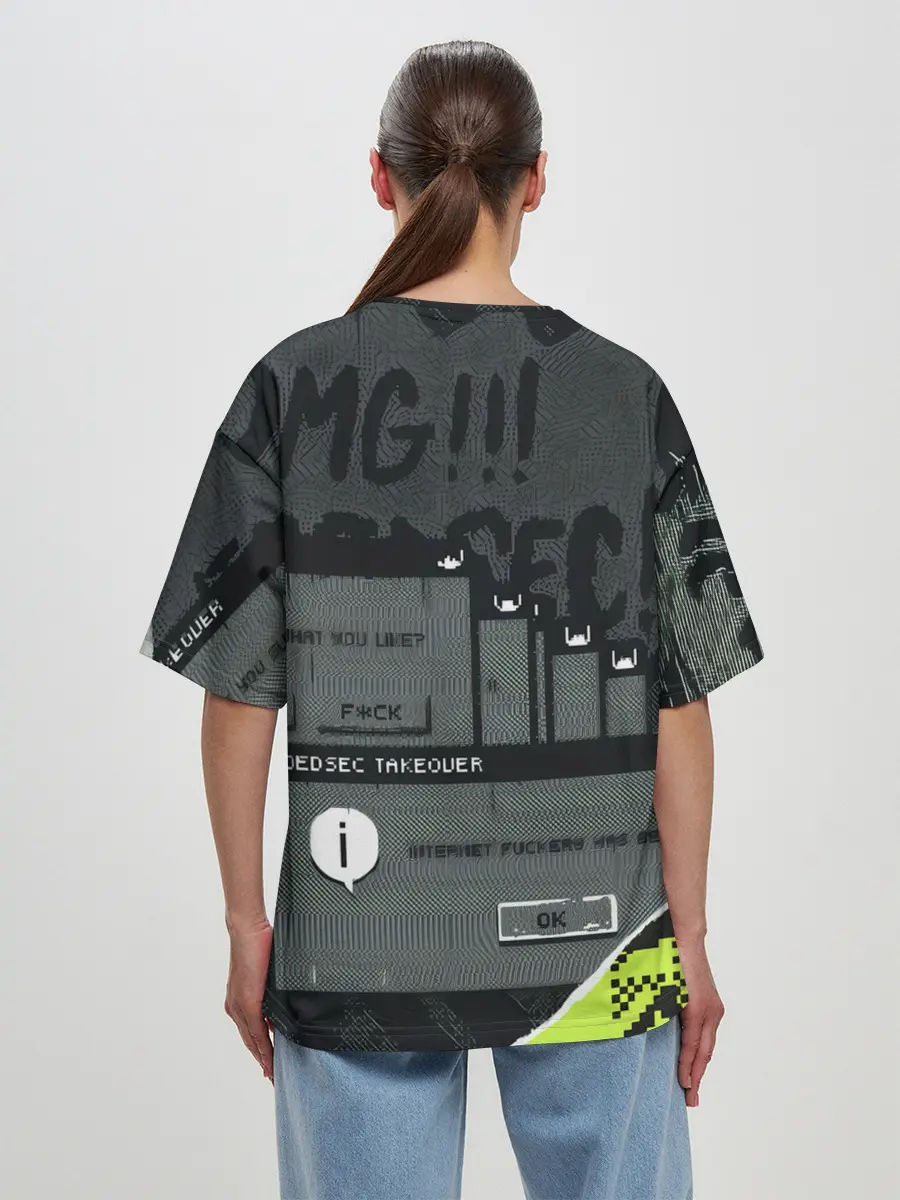 Женская футболка оверсайз / WATCH DOGS: LEGION.