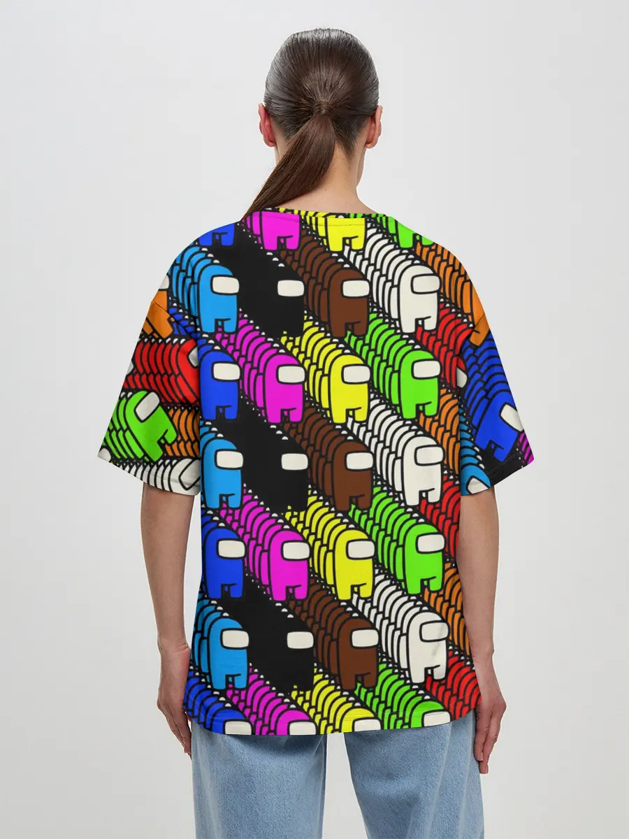 Женская футболка оверсайз / AMONG US