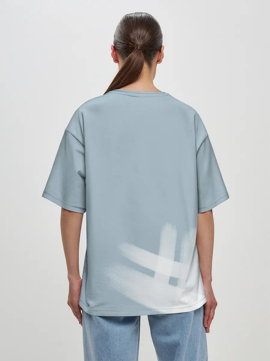 Женская футболка оверсайз / Туманы
