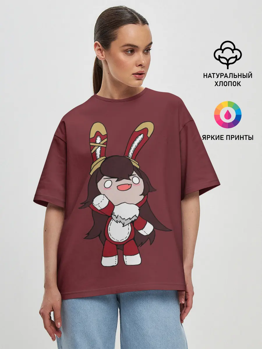 Женская футболка оверсайз / Genshin Impact