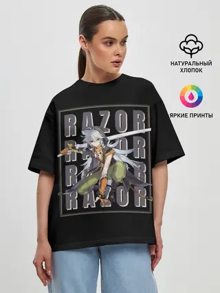 Женская футболка оверсайз / Genshin Impact