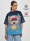 Женская футболка оверсайз / One Piece. Тони Чоппер