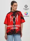 Женская футболка оверсайз / Watch Dogs: Legion.