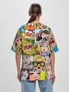 Женская футболка оверсайз / Pop Art