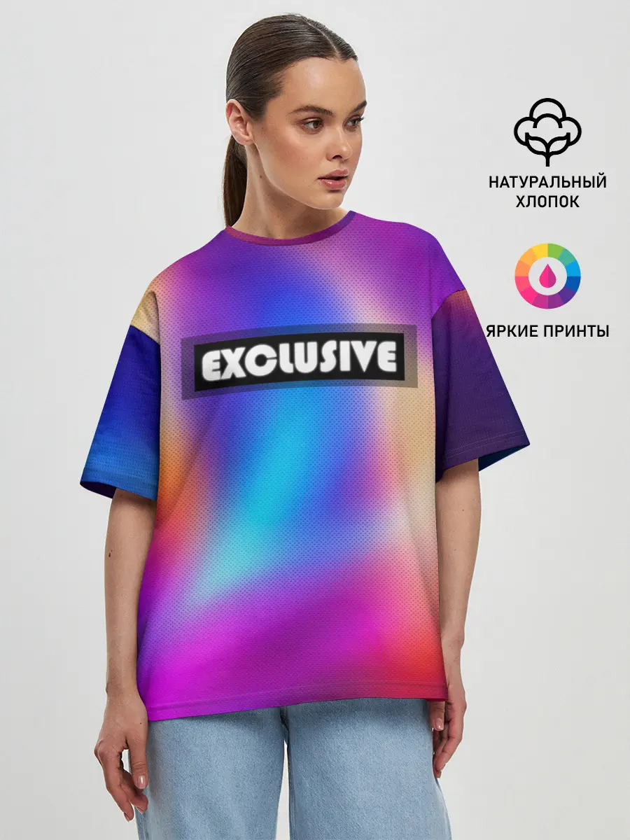 Женская футболка оверсайз / EXCLUSIVE