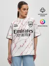 Женская футболка оверсайз / ARSENAL 20/21 - ГОСТЕВАЯ