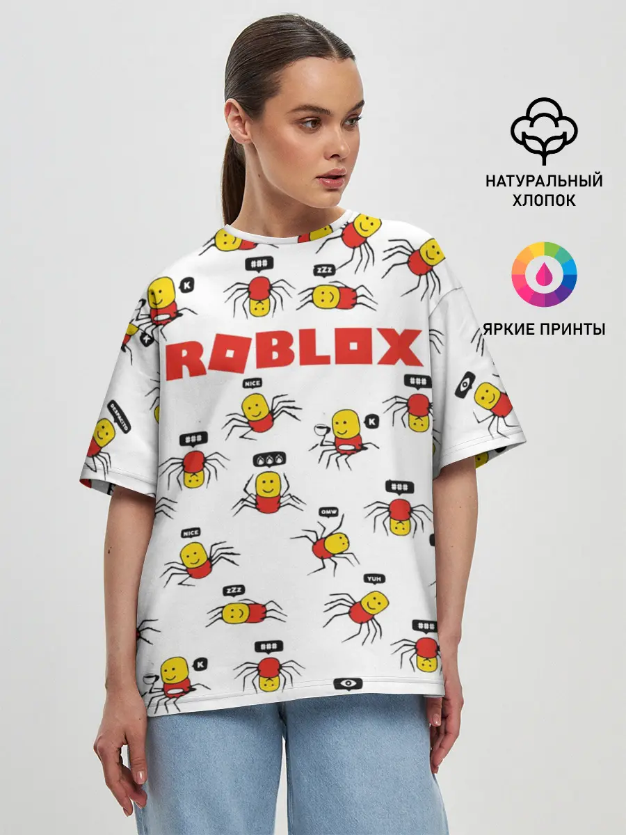 Женская футболка оверсайз / ROBLOX