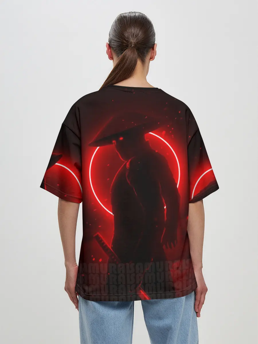 Женская футболка оверсайз / SAMURAI