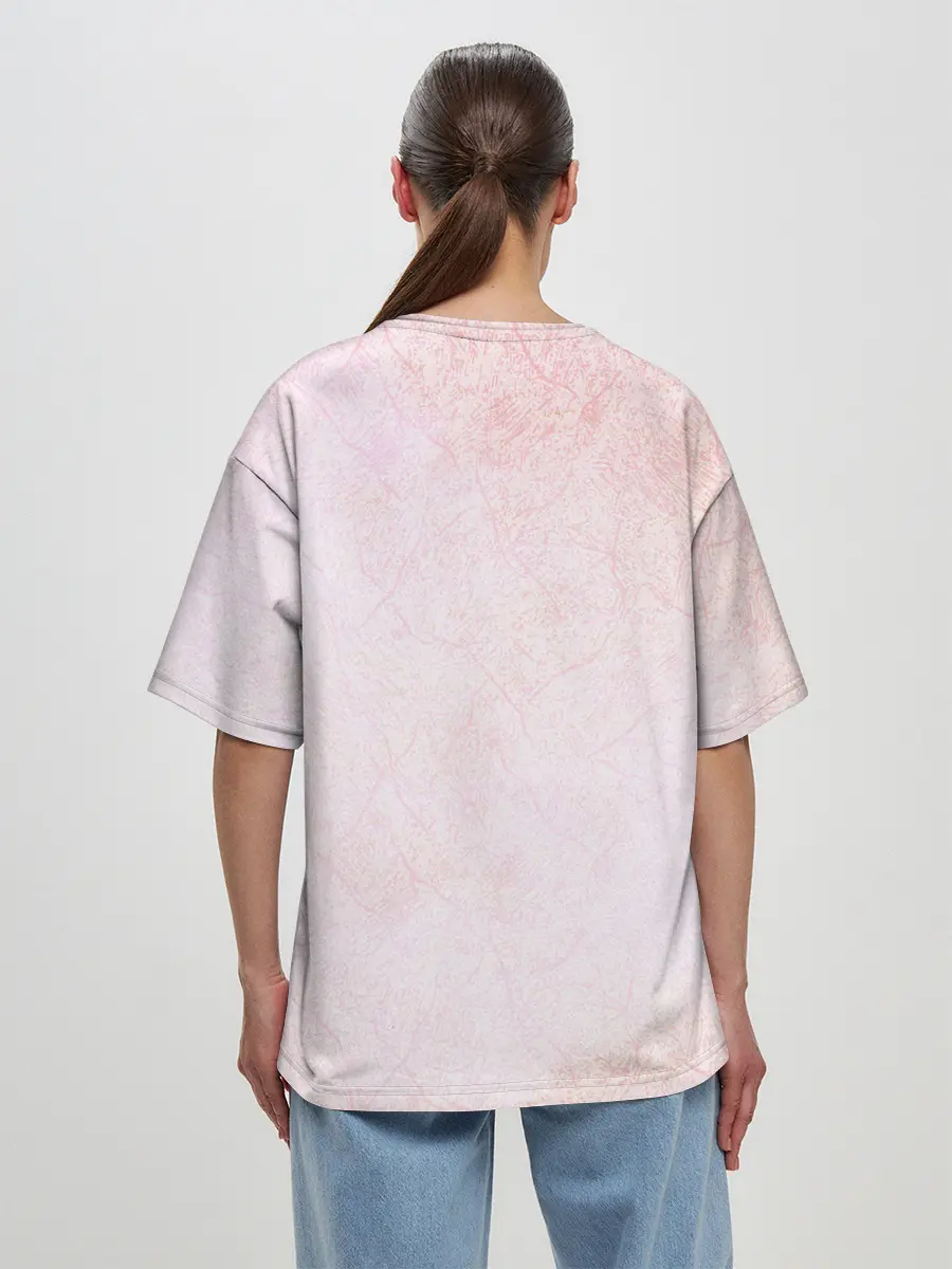 Женская футболка оверсайз / Корбен Детка