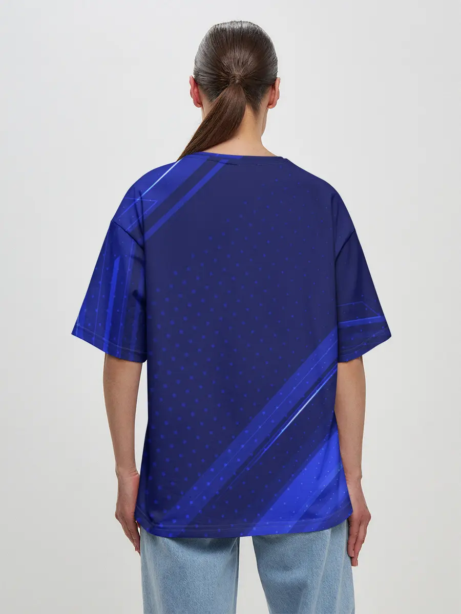 Женская футболка оверсайз / BABY SHARK / БЭБИ ШАРК.