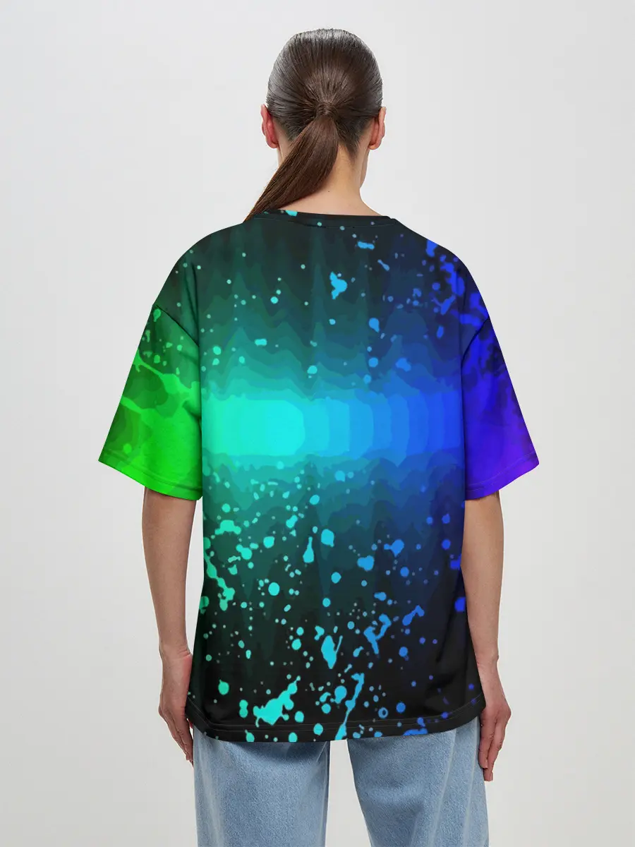 Женская футболка оверсайз / Neon