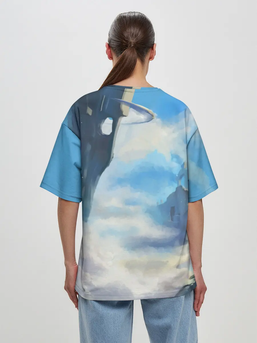 Женская футболка оверсайз / Рахиль