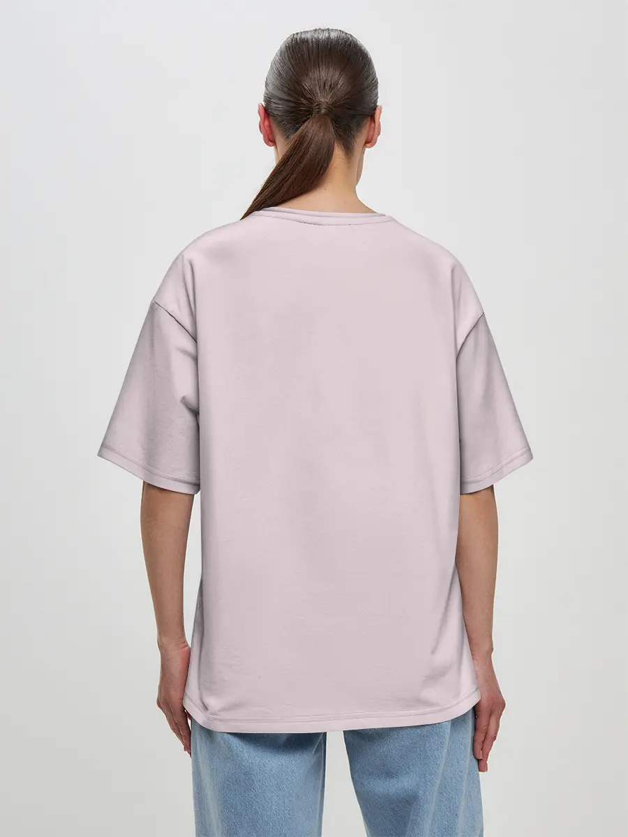 Женская футболка оверсайз / Незуко зубы