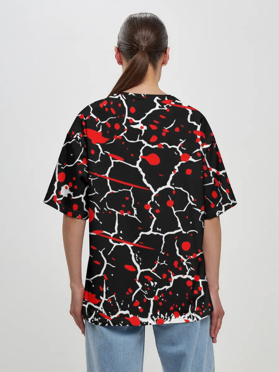 Женская футболка оверсайз / DEATH STRANDING