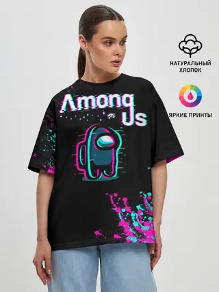 Женская футболка оверсайз / Among Us