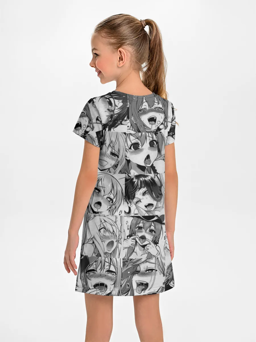 Детское платье / такое разное АХЕГАО. монохром