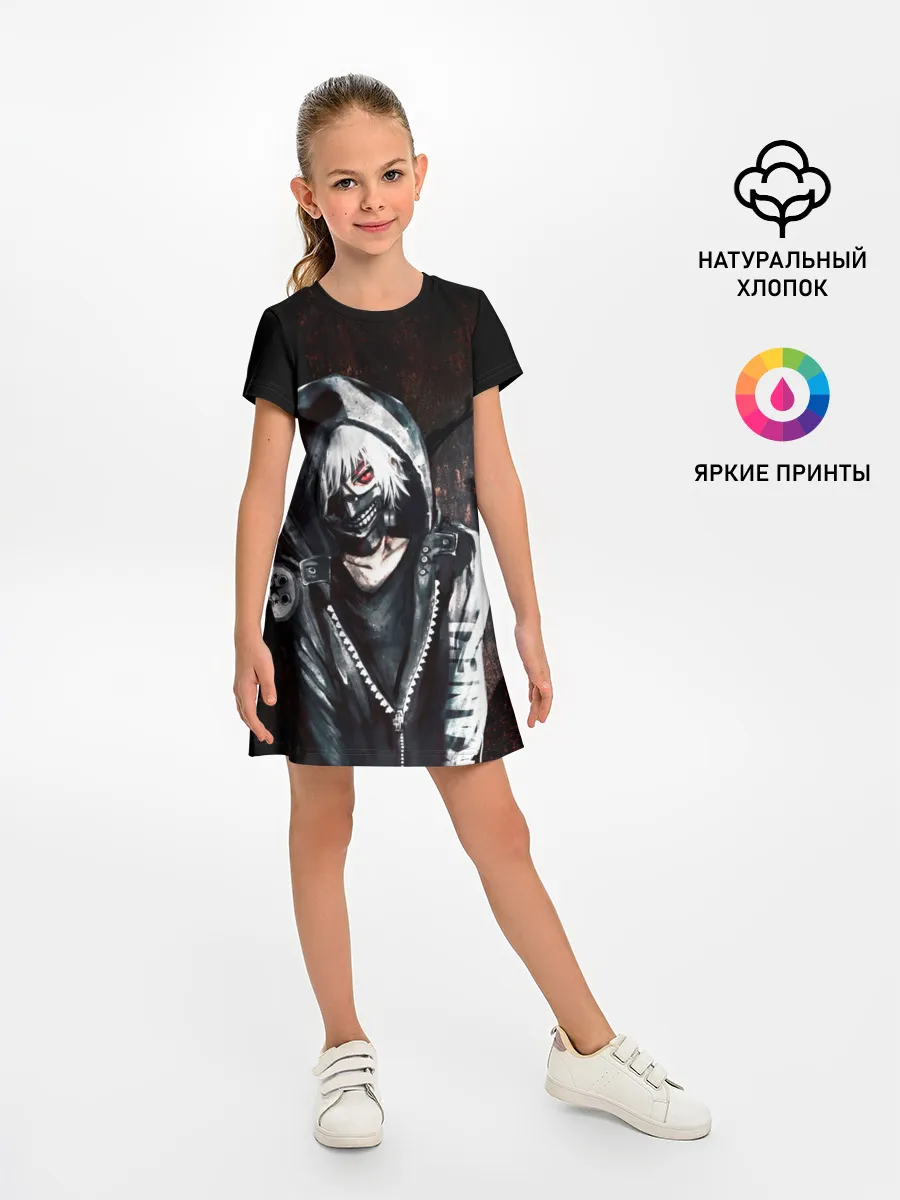 Детское платье / Ken Kaneki в капюшоне