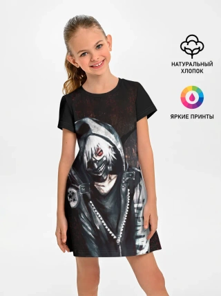 Детское платье / Ken Kaneki в капюшоне