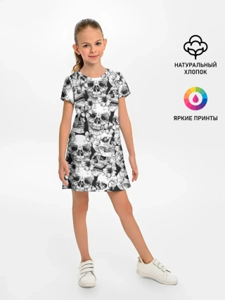 Детское платье / Черепа