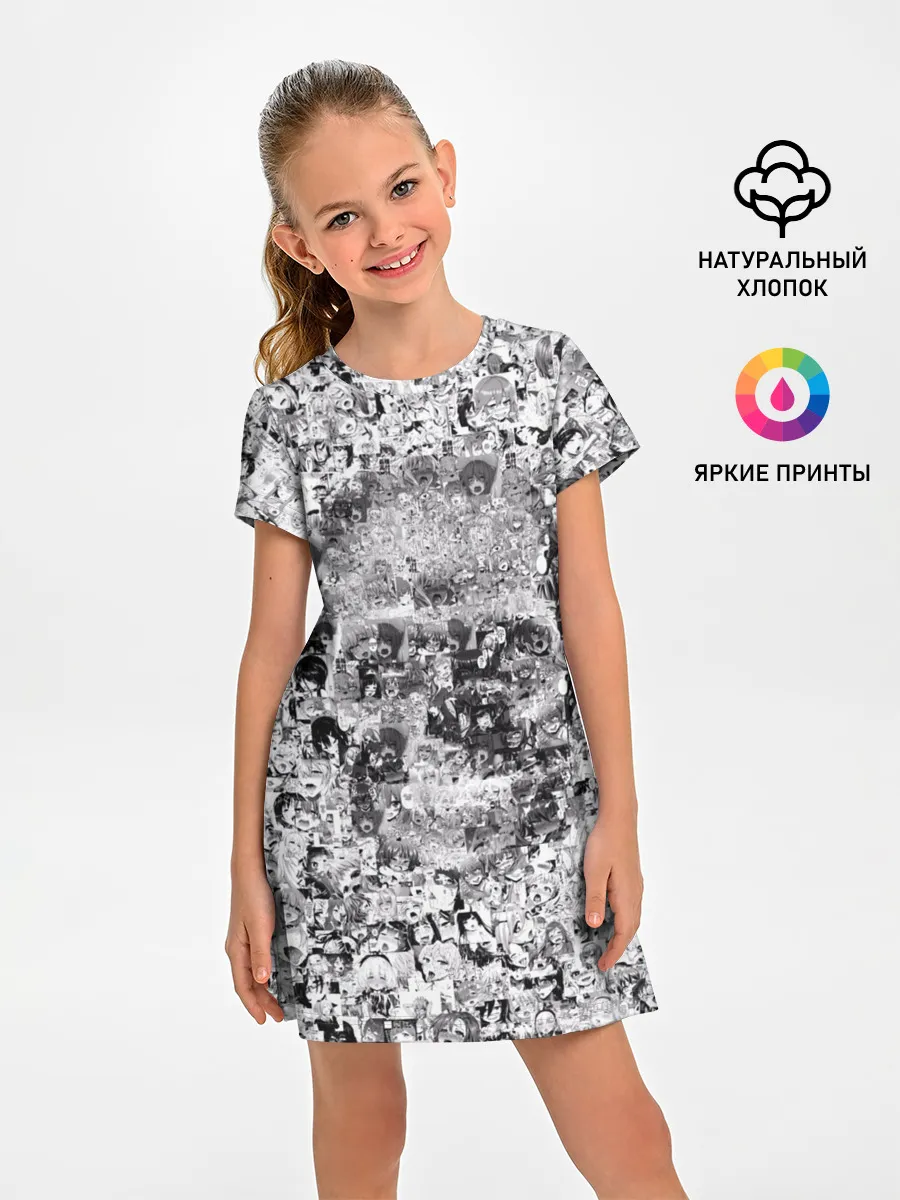 Детское платье / Череп из ахегао