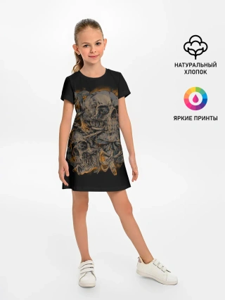 Детское платье / Черепа