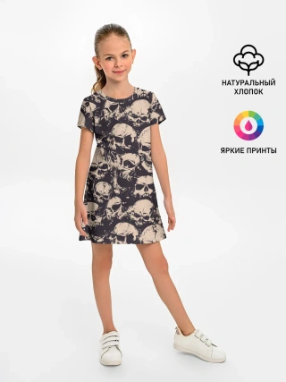 Детское платье / Черепа