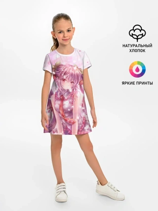 Детское платье / Ванильная Hatsune Miku