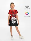 Детское платье / Overlord Skull red