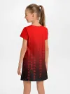 Детское платье / SENPAI MATRIX RED
