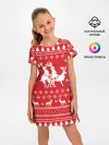 Детское платье / СВИТЕР С ОЛЕНЯМИ