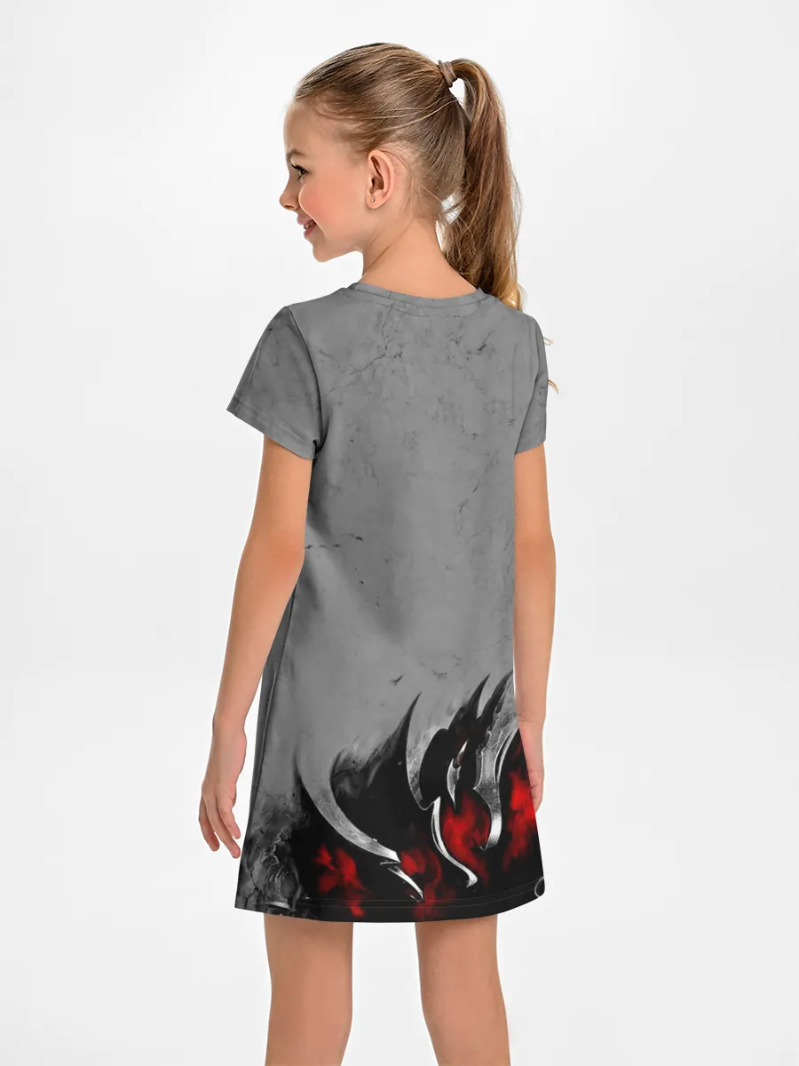 Детское платье / Skull through metal