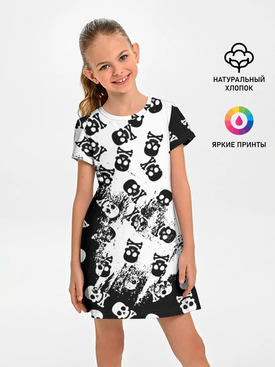 Детское платье / Черепа