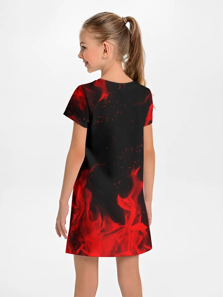 Детское платье / MONOKUMA В ПЛАМЕНИ / МОНОКУМА